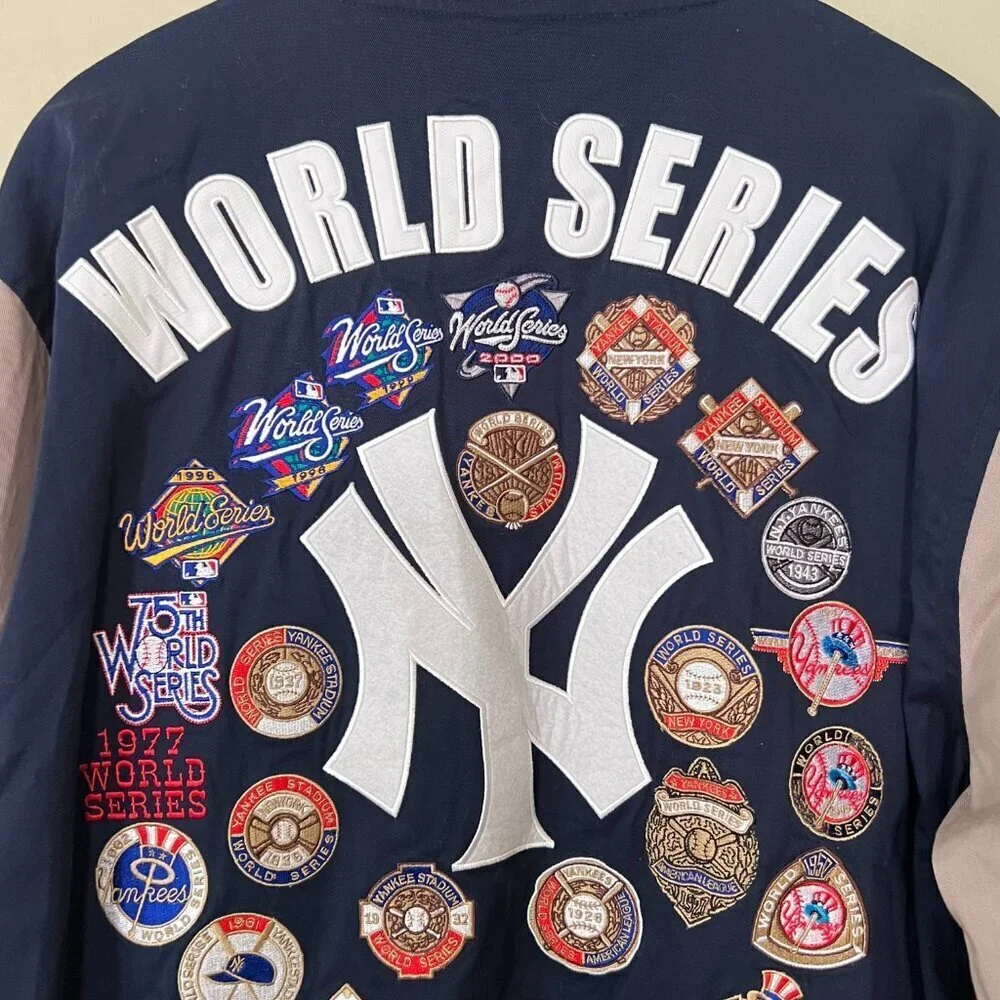 Yankees‎ GIII Genuine Merchandise World Series Jacket 26 Patches Large NWT